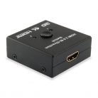 Equip HDMI Switch - 332723 (1x Bemenet, 2x Kimenet, két irányú jelátvitel, fekete)