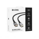 S-Link Kábel - SLX-HD4K15 (HDMI1.4 kábel, 4K/30Hz, apa/apa, aranyozott, 15m)