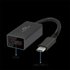 Advance Átakakító - HDMI 4K ADAPTER (USB-C to HDMI, fekete)