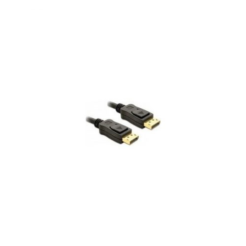 Delock Kábel - 82425 (Displayport -> Displayport apa/apa, 5m, Fekete)