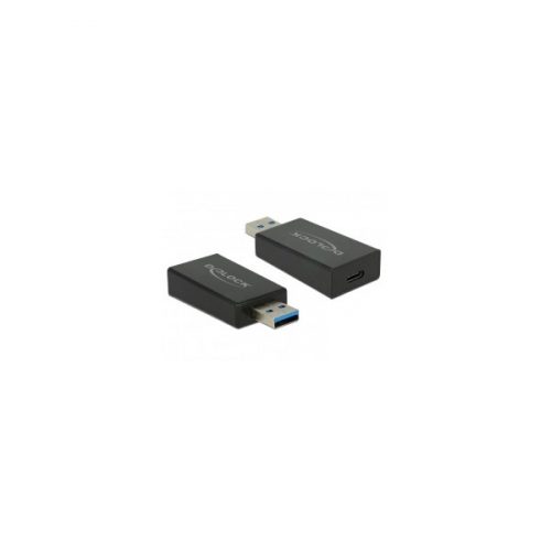 Delock Átalakító - 65689 (USB-A 3.1 -> USB Type-C, Max.: 10Gbps, fekete)