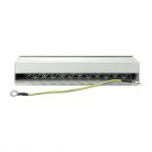 Equip Asztali patch panel - 227362 (12 port, Cat6, árnyékolt, szürke)