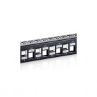 Equip Keystone Patch Panel - 769324 (24 port, Cat6A, 1U, árnyékolt, fekete)