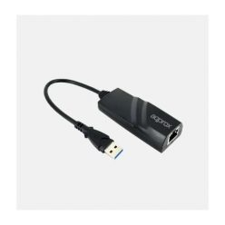   APPROX Kábel átalakító - USB3.0 to RJ45 (10/100/1000) Fekete