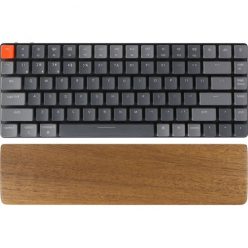 Keychron K3/K7 csuklótámasz barna tömör fa