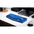 Keychron Q8 Swappable RGB Backlight Knob ISO USB gaming billentyűzet barebone kék