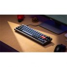 Keychron Q9 Swappable RGB Backlight Knob ISO USB gaming billentyűzet barebone fekete