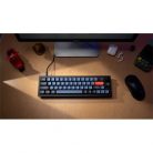 Keychron Q9 Swappable RGB Backlight Knob ISO USB gaming billentyűzet barebone fekete