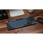 Keychron K1 Pro Bluetooth / USB-C angol Gateron low-profile MX 2.0 Mechanical Red mechanikus billentyűzet fekete-kék