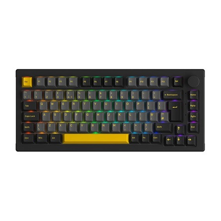 Akko 5075S Black&Gold  USB angol gaming CS Crystal mechanikus billentyűzet