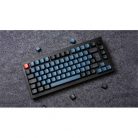 Keychron Q1 V2 USB angol Gateron G Pro Red mechanikus billentyűzet fekete