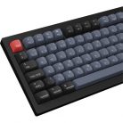 Keychron V1 Max Bluetooth / vezeték nélküli / USB magyar Gateron Jupiter Red mechanikus billentyűzet fekete-kék