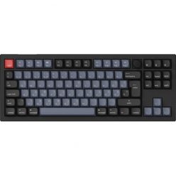   Keychron V3 Max Bluetooth / vezeték nélküli / USB magyar Gateron Jupiter Red mechanikus billentyűzet fekete-kék