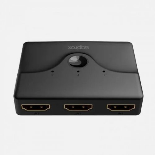 APPROX HDMI Switch - 3 portos HDMI 1.3, 1080P távirányítóval