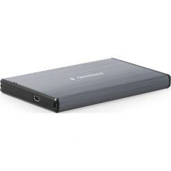   Gembird szálcsiszolt alumínium 2.5" SATA3 USB3.0 külső ház zöld