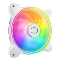   Cooler Master - Case Fan - 14cm - MasterFan MF140 Halo2 - Fehér - MFL-B4DW-16NP2-R2