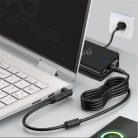 Advance Notebook töltő - Universal Charger for HP Laptops (90W, 5 csatlakozó, automata feszültség érzékelés, fekete)