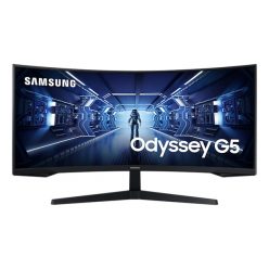   Samsung Monitor 34" - C34G55TWWP (VA, 3440x1440, 21:9, WQHD, 165HZ, 250cd/m2, 1ms, Ívelt)