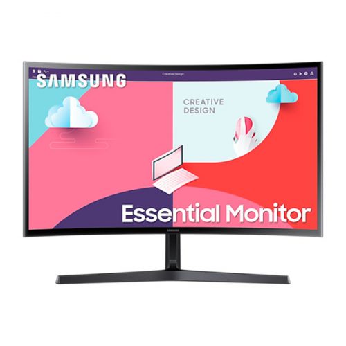 Samsung Monitor 23,5" - S24C360EAU (VA, 1920x1080, 16:9, FHD, 75HZ, 250cd/m2, 4ms, Ívelt)