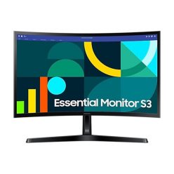   Samsung Monitor 24" - S24D366GAU (VA, 1920x1080, 16:9, FHD, 100HZ, 250cd/m2, 4ms, Pivot, Ívelt)