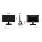 ViewSonic Monitor 27" - VA2715-H (VA, 16:9, 1920x1080, 5ms, 250cd/m2, D-sub, HDMI, VESA)