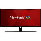 ViewSonic Monitor 34" - VX3418-2KPC (VA, 21:9, 3440x1440, 1ms, 300cd/m2, 144Hz, HDMI, DP, VESA, SPK, fekete, ívelt)