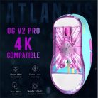 LAMZU Atlantis OG V2 Pro optikai USB / vezeték nélküli gaming egér kék-rózsaszín