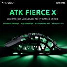 ATK Fierce X 8K optikai USB / vezeték nélküli gaming egér fekete