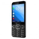 myPhone UP SMART 3,2" mobiltelefon - fekete - Bontott, dobozsérült termék