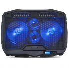 Spirit of Gamer Notebook Hűtőpad 17"-ig - AIRBLADE 600 Blue (15dB; max. 95,14 m3/h; 2x12cm, LED, 2xUSB2.0)