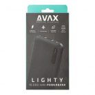 AVAX PB104B LIGHTY Type-C Powerbank 10.000mAh, fekete