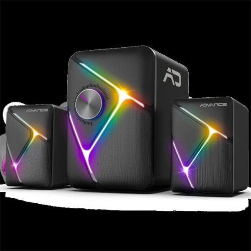 Advance Hangszóró - SOUNDPHONIC RGB 11W RMS BLUETOOTH (2.1, Bluetooth/3,5mm Jack, RGB, fekete)