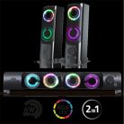 Advance Hangszóró - SOUNDPHONICS RGB 6W RMS (2.0, 3,5mm Jack, RGB, fekete)