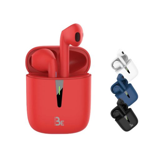 Bluestork Fülhallgató Vezeték Nélküli - BE POP 2 RED (Bluetooth v5.0, mikrofon, piros)