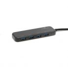 Bluestork USB Hub - HUB-FIRST (4xUSB3.0, USB-C + USB-A, Windows, Mac)