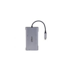   Dahua Kábel Átalakító - TC39 (USB-C - HDMI 4K@30Hz + VGA FHD@30Hz + 3xUSB3.0 + RJ45 Gigabit + SD + PD)