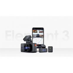   Vantrue Dash Cam - E3 (WiFi+GPS autóskamera első + hátsó+ belső, 1944p+2x1080p, WDR, HDR, 512GB MicroSD támogatás)