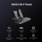 Moza Racing kiegészítő - SR-P Pedál szett (Load Cell, Clutch)