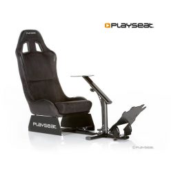   Playseat® Szimulátor cockpit - Evolution Alcantara (Tartó konzolok: kormány, pedál, összecsukható, fekete)