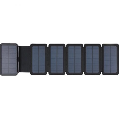 Sandberg Akkubank - Solar 6-Panel Powerbank 20000 (napelemes; kültéri; IPX4 cseppálló; LED lámpa; 2xUSB-A+USB-C)