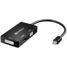 Sandberg Kábel Átalakító - Adapter MiniDP>HDMI+DVI+VGA