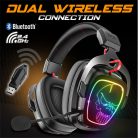 Spirit of Gamer Wireless Fejhallgató - MIC-XH1500 (MultiPlatform, 7.1, mikrofon, hangerőszabályzó, nagy-párnás, fekete)