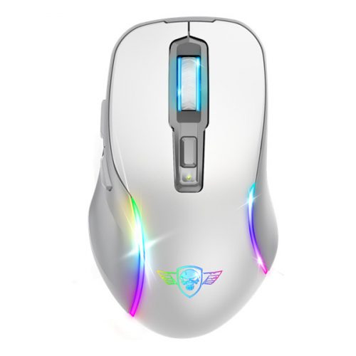 Spirit of Gamer Egér Vezeték nélküli  - ELITE-M50 White (Optikai, 8000DPI, 1000Hz, 6 programozható gomb, RGB, fehér)