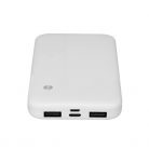 S-Link Powerbank - IP-G10N 10000mAh (2xUSB, Micro usb, Type-C, led, fehér)