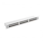 Lanberg Patch panel 24 port 1U 19" CAT.6 árnyékolt, szürke