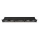 Lanberg Patch panel 24 port 1U 19" CAT.6a FTP, fekete