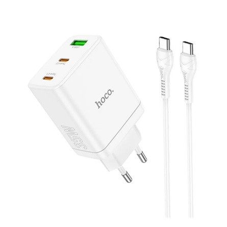 HOCO 35W univerzális hálózati töltő adapter fehér