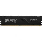 Kingston FURY Beast 16GB 2666MT/s DDR4 memória Non-ECC CL16 Kit of 2 fekete