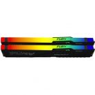 Kingston FURY Beast RGB 32GB 6000MT/s DDR5 memória CL36 Kit of 2 fekete RGB