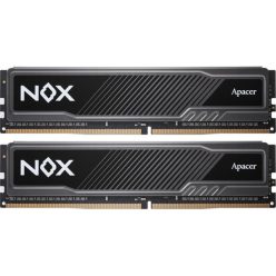   Apacer Memória Desktop - 16GB KIT DDR4 NOX (2x8GB, 3600MHz, CL18, 1.35V, hűtőbordás)